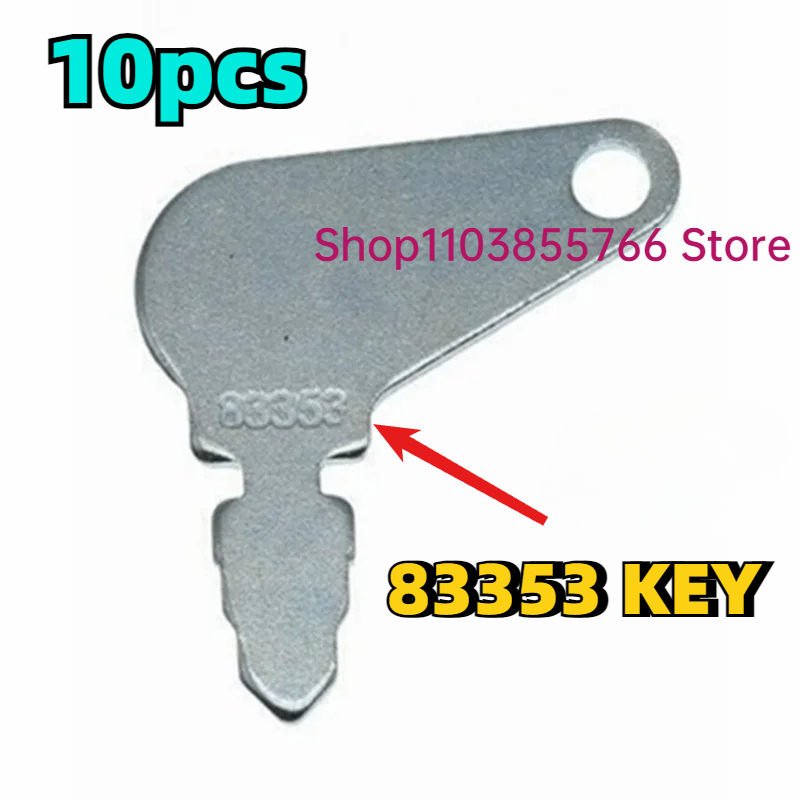 Heavy Equipment In Construction - 10PCS 83353 Keys For Kubota Construction