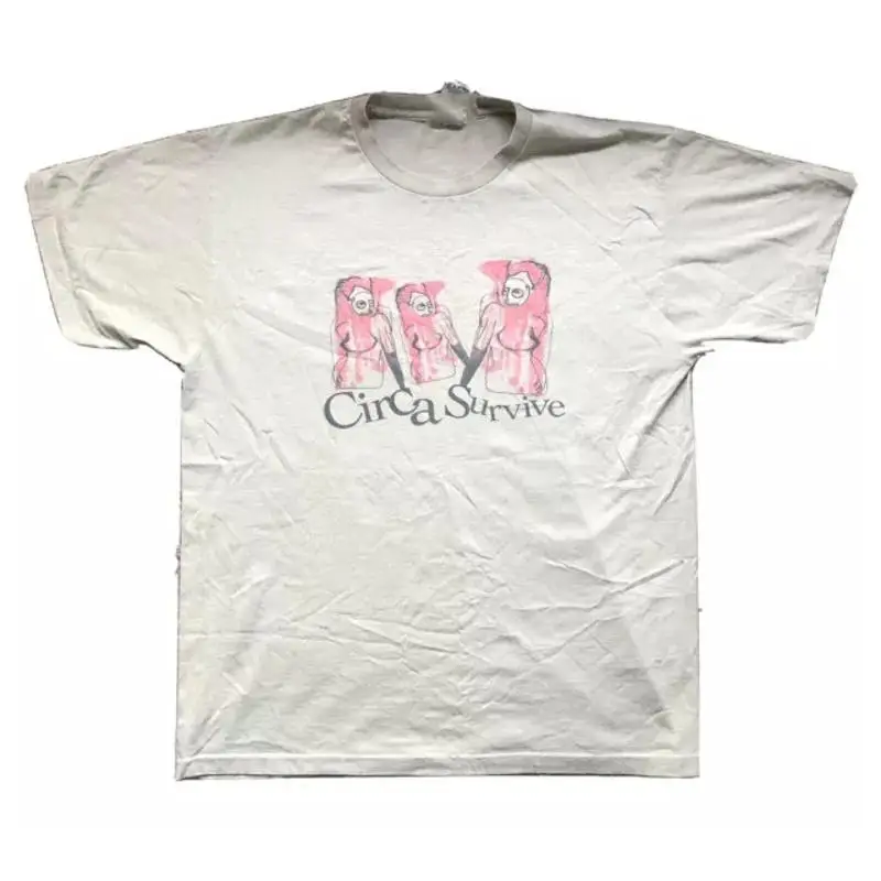 Heavy Equipment Operator Shirts - Circa Survive Band Reprinted White Cotton