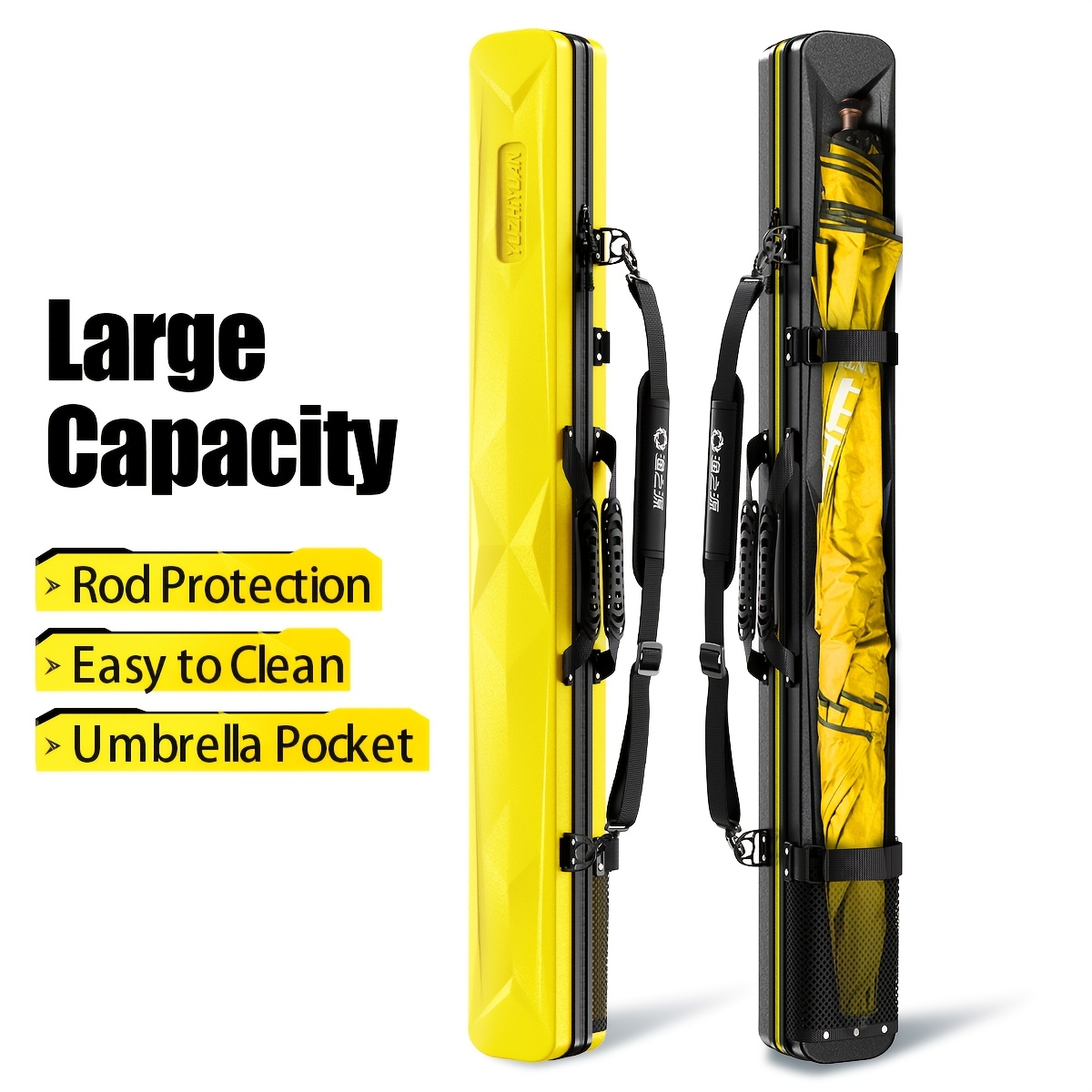 Heavy Equipment Rental - Hard Shell Fly Fishing Rod Bag