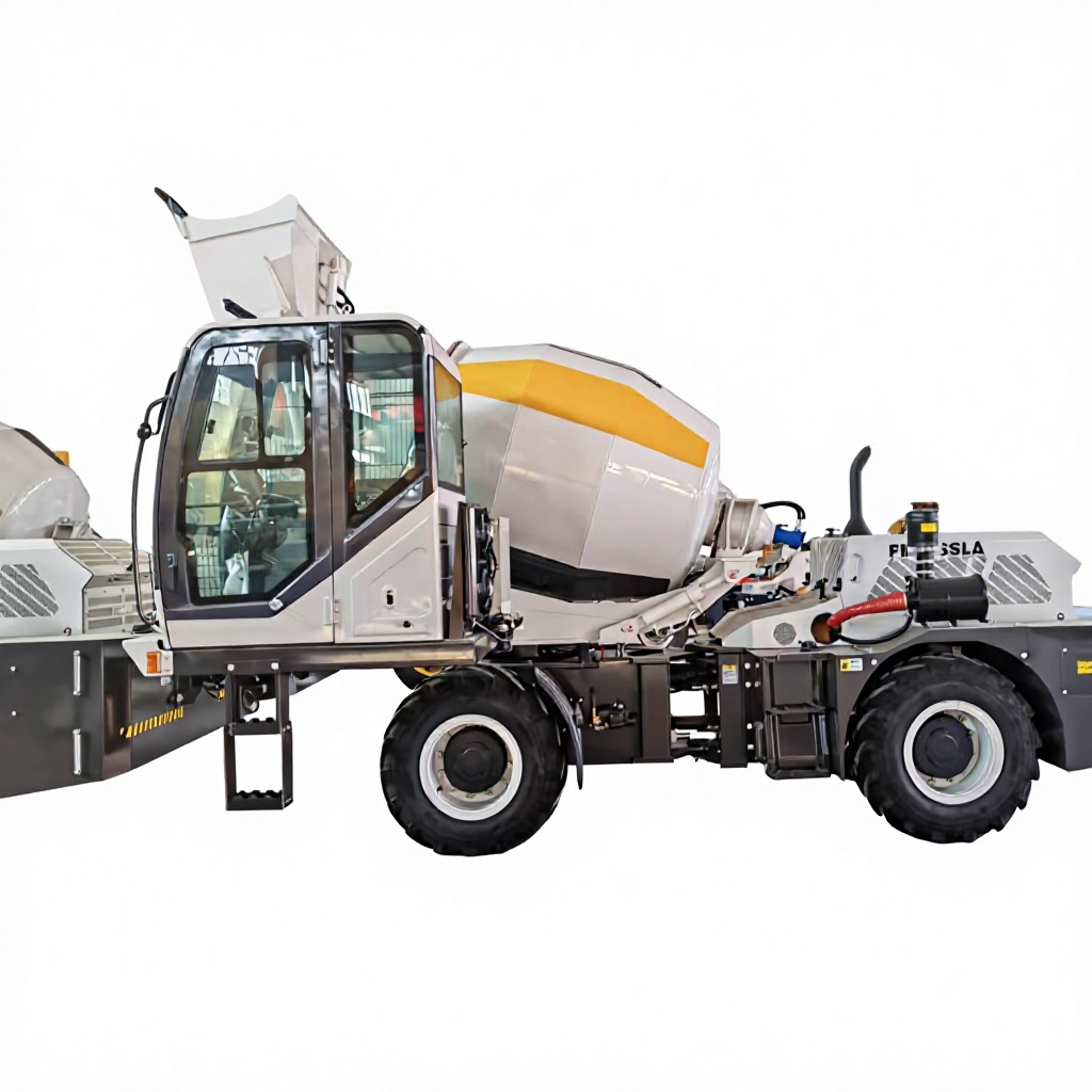 Heavy Equipment Mixer - 2.6m³ Self Loading Concrete Mixer Truck