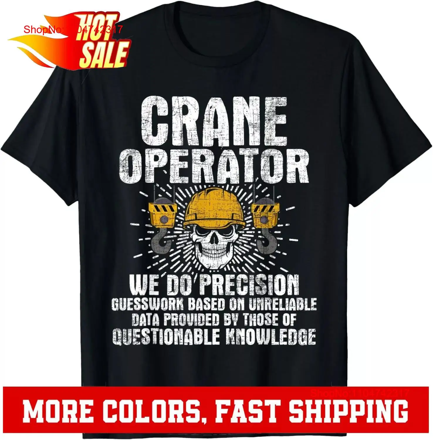 Heavy Equipment Operator Shirts - Crane Operator Retro Tower Heavy Equipment