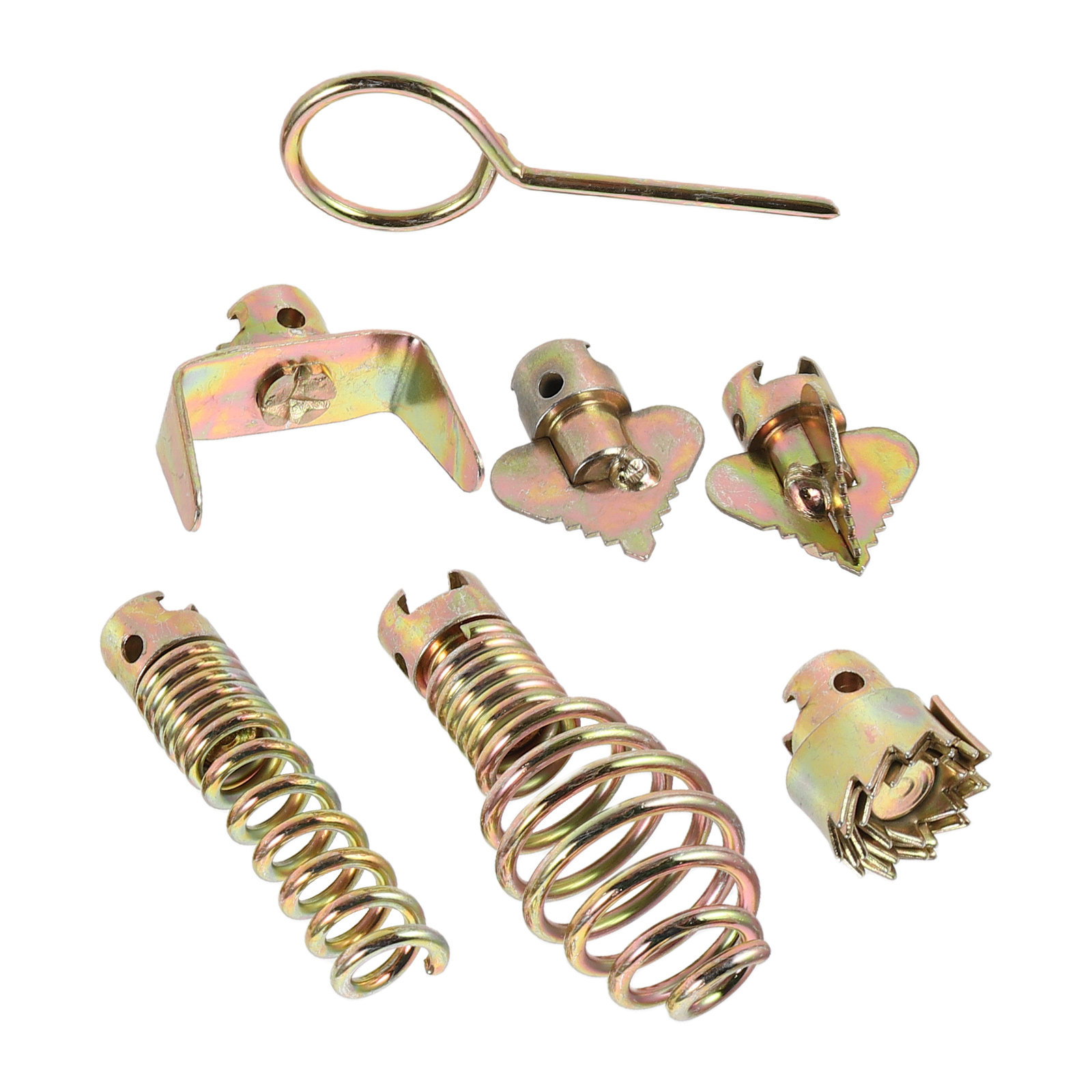 Auger Drill Attachment - 7Pcs Sewer Snake Cutter Heads 16Mm