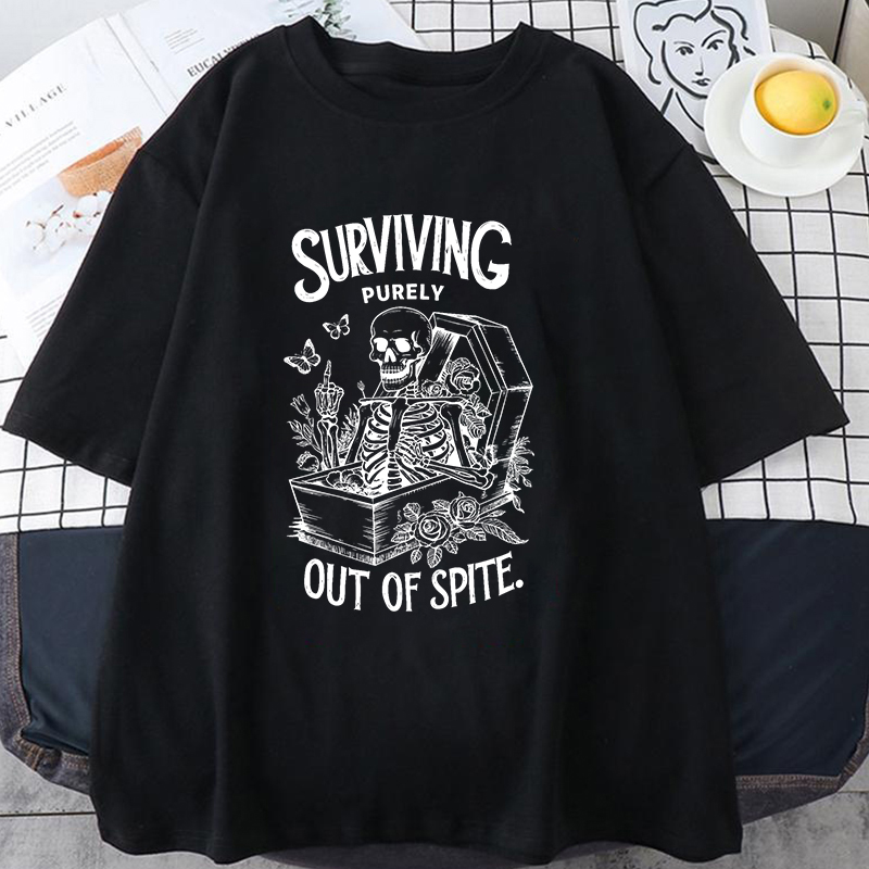 Funny Surviving Purely Out of  - đánh giá và giá Heavy Equipment Operator Shirts