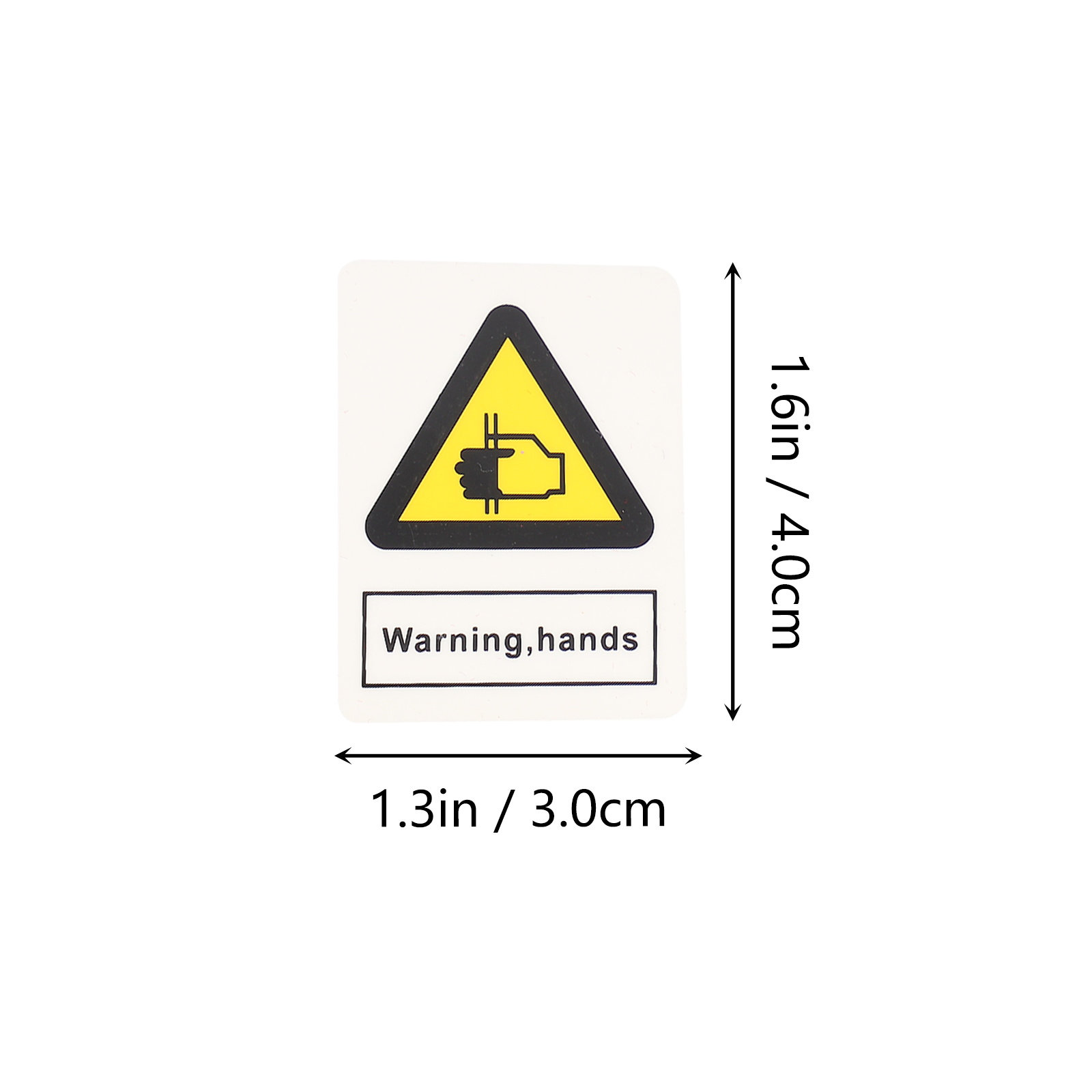 10Pcs Warning Hands Pinching S - đánh giá và giá Heavy Equipment Warning Sign