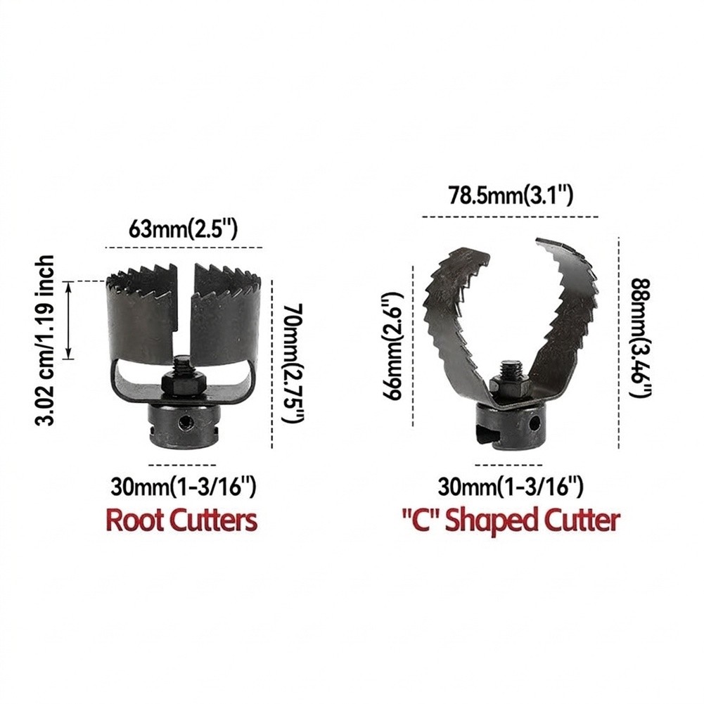 3 Pcs Steel Drain Auger Attach - đánh giá và giá Auger Drill Attachment