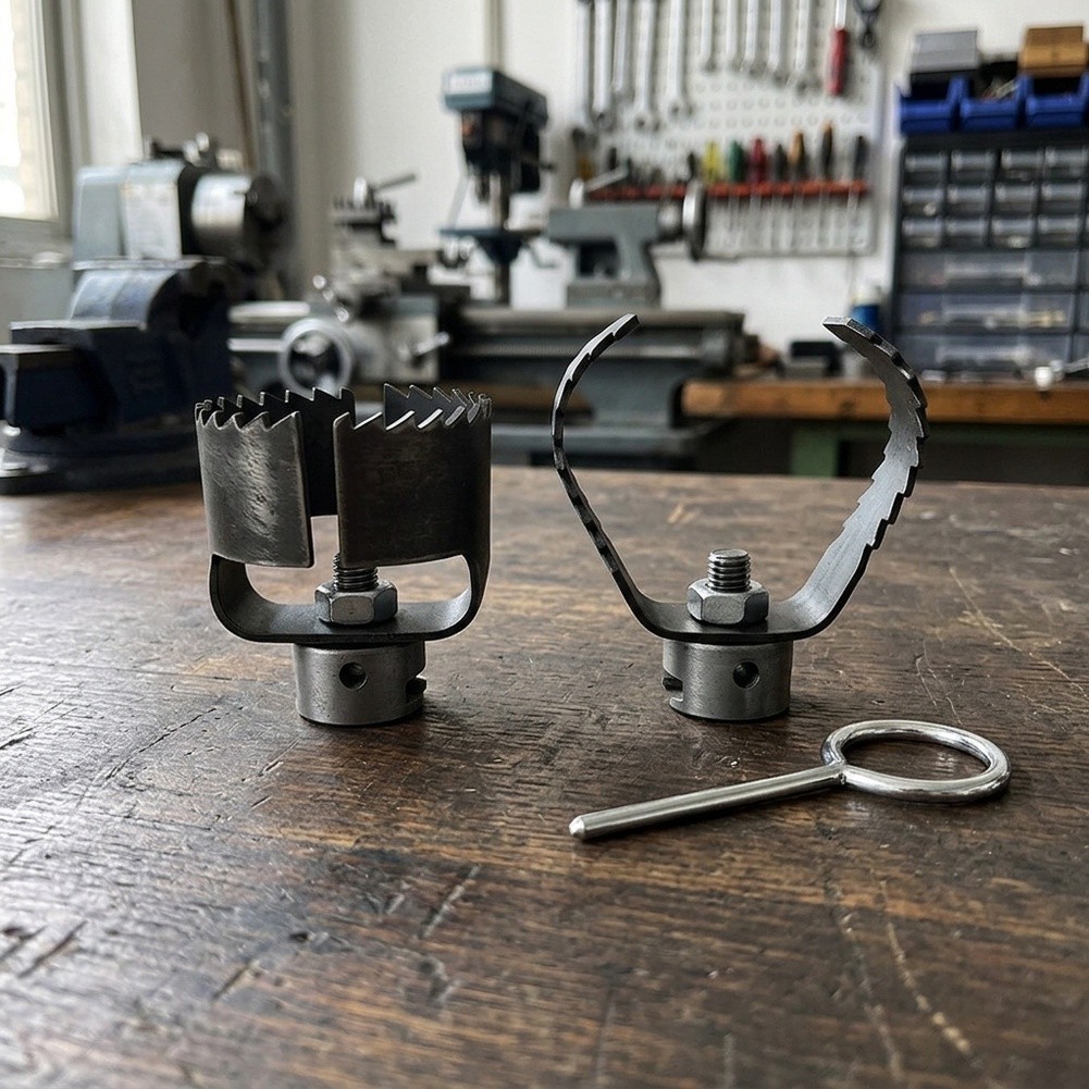 3 Pcs Steel Drain Auger Attach - đánh giá và giá Auger Drill Attachment