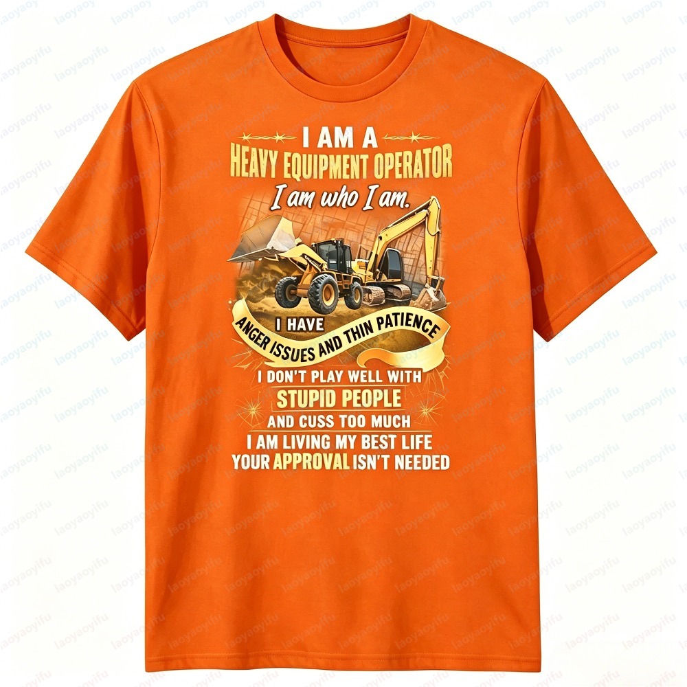 Men Summer Short Sleeve Fashio - đánh giá và giá Heavy Equipment Operator Shirts