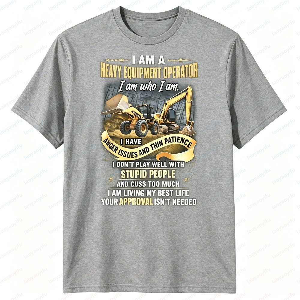 Men Summer Short Sleeve Fashio - đánh giá và giá Heavy Equipment Operator Shirts
