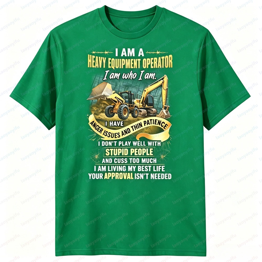 Men Summer Short Sleeve Fashio - đánh giá và giá Heavy Equipment Operator Shirts