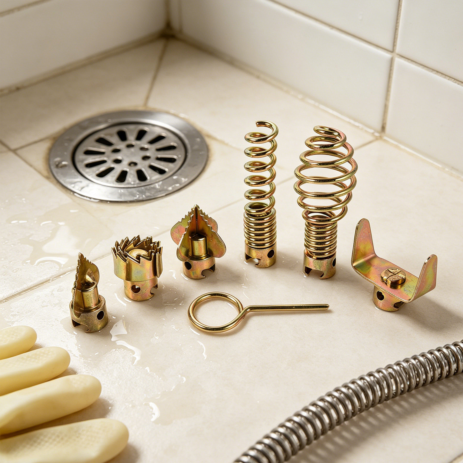 7Pcs Sewer Snake Cutter Heads  - đánh giá và giá Auger Drill Attachment