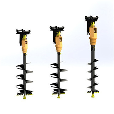 Excavator Attachments Hydrauli - đánh giá và giá Auger Drill Attachment