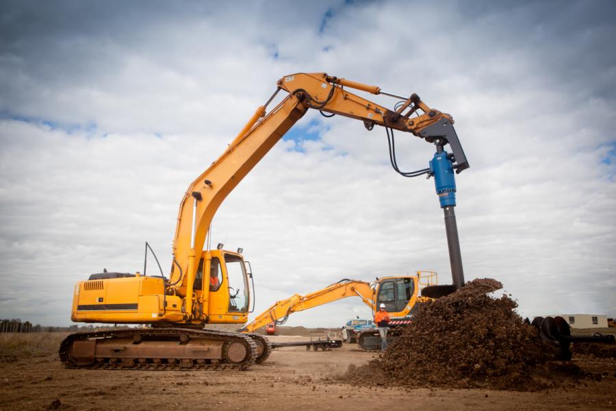 Excavator Attachments Hydrauli - đánh giá và giá Auger Drill Attachment