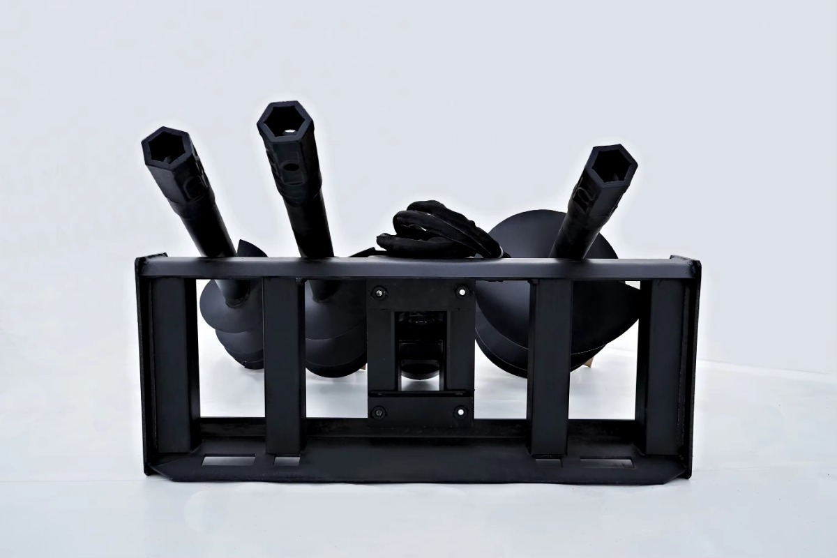 Heavy   Skid Steer Auger Attac - đánh giá và giá Auger Drill Attachment
