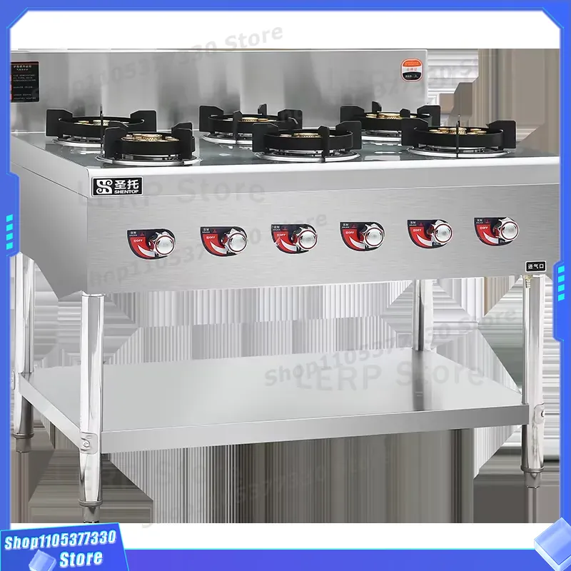 Commercial 6 Burner Gas Stove  - đánh giá và giá Heavy Equipment Kitchen