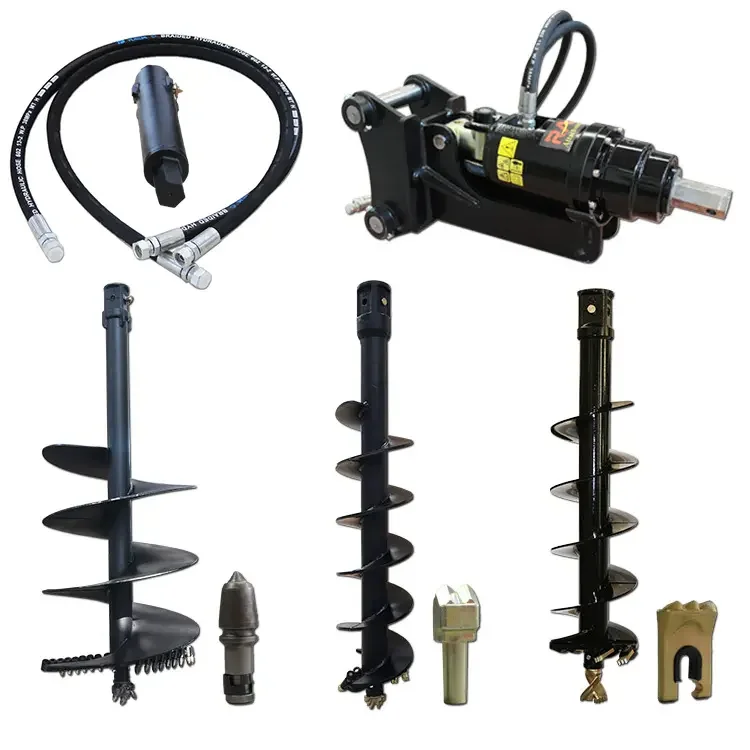 Lei Hydraulic Auger Digging At - đánh giá và giá Auger Drill Attachment