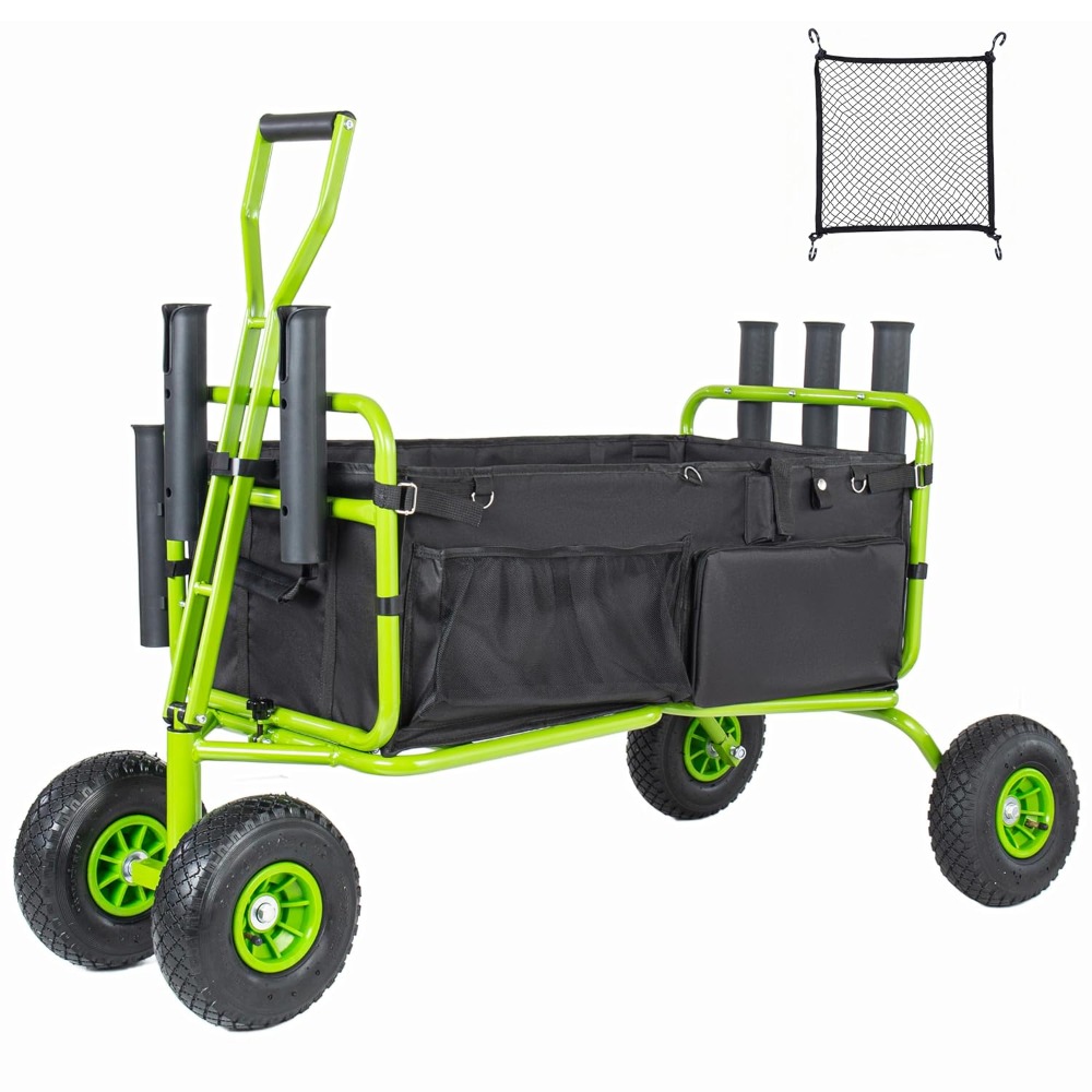 Fishing Cart Beach Cart Collap - đánh giá và giá Heavy Equipment Rental