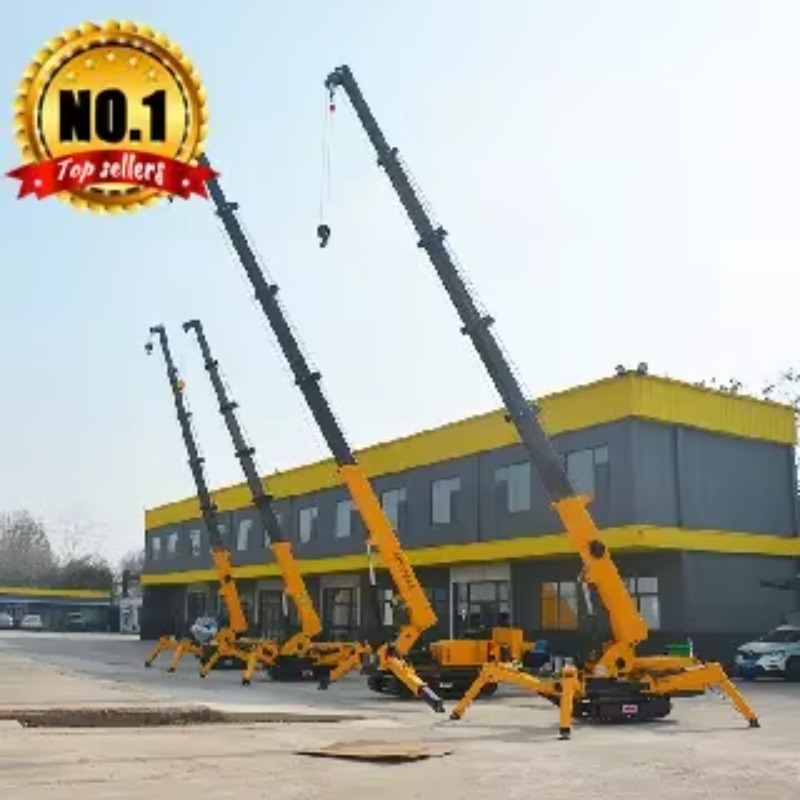 8T Hydraulic Spider Crane Heav - đánh giá và giá Heavy Equipment In Construction